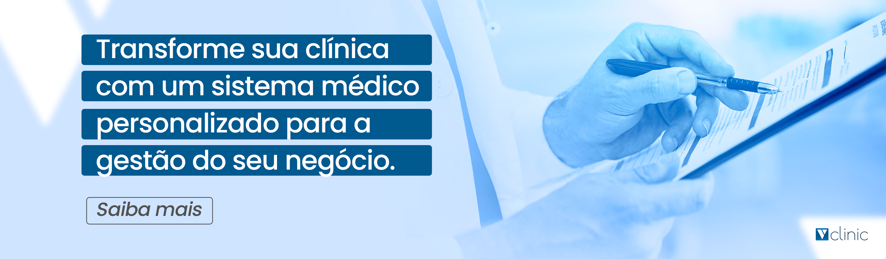 Banner Orgânico | V-Clinic